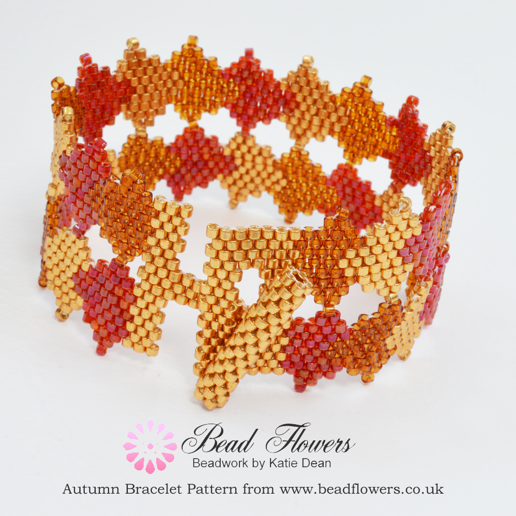Floral Pen Beading Patterns - 3 Designs - Katie Dean - Beadflowers