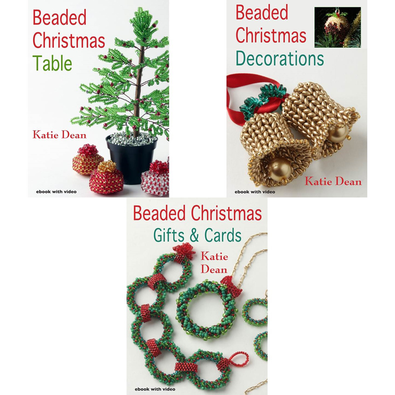 beaded christmas ornaments books