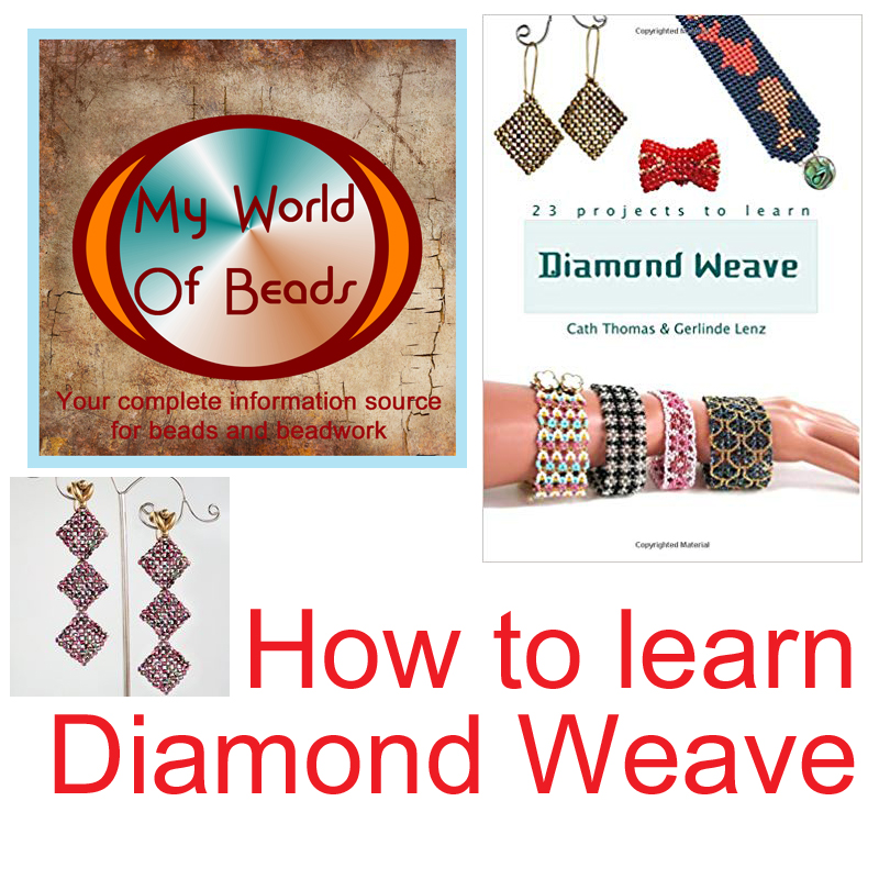 How to learn Diamond Weave - My World of Beads