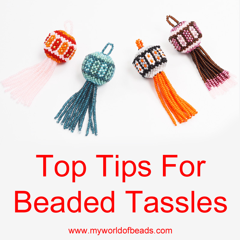 9 ways to make Beaded Tassels & other Edge Beading - SewGuide